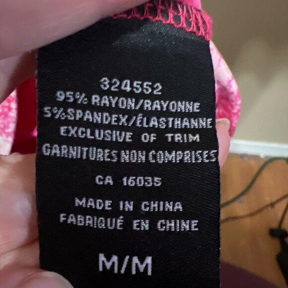 Bleached Pink Top Size M - Picture 2 of 5